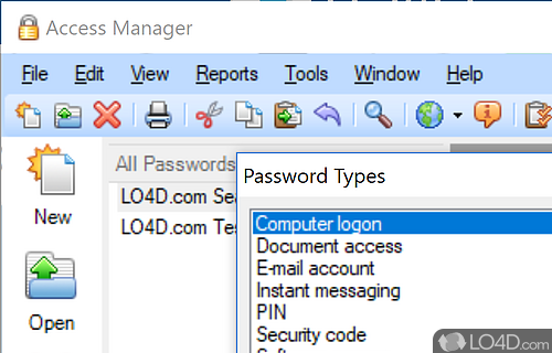 Access Manager screenshot