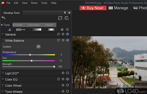 A photo workflow and editing suite - Screenshot of ACDSee Professional