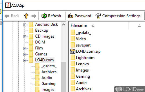 ACDZip Screenshot