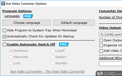 Ace Video Converter screenshot