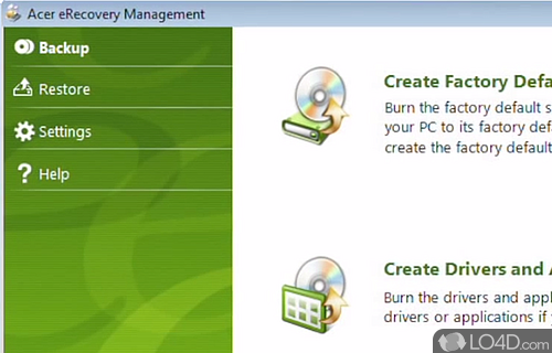 Acer ERecovery Management - Download