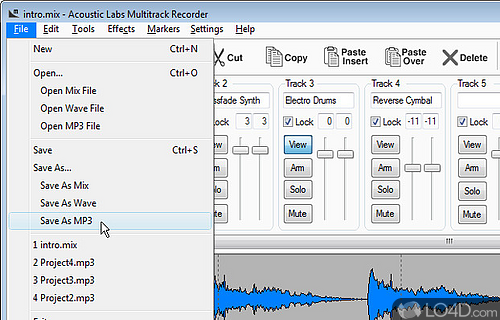 Acoustic Labs Multitrack Recorder Screenshot