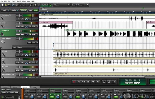 Acoustica Mixcraft Screenshot