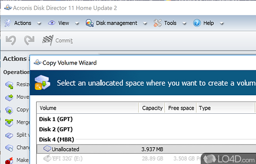 A reliable and powerful partition organizer - Screenshot of Acronis Disk Director Suite