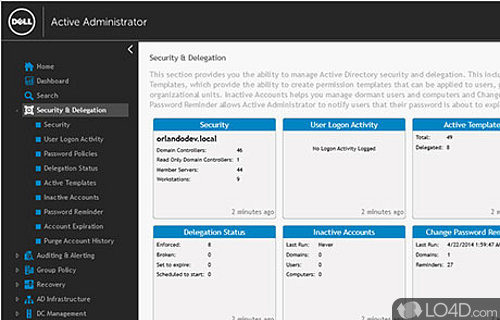 Active Administrator (tm) Screenshot