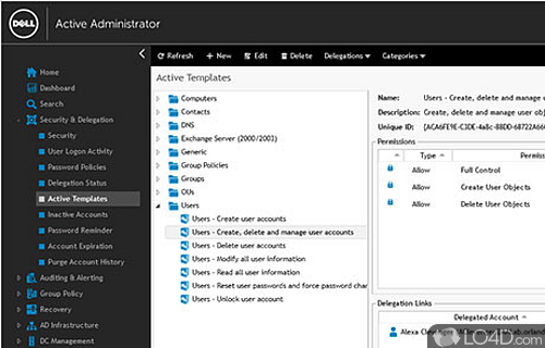 Active Administrator (tm) Screenshot