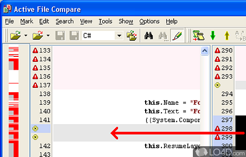 Active File Compare Screenshot