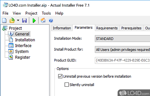 Actual Installer Free Screenshot