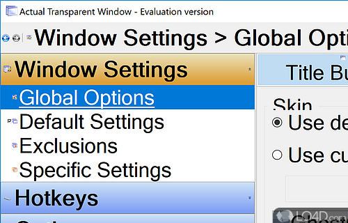 Set custom transparency for any window on desktop - Screenshot of Actual Transparent Window