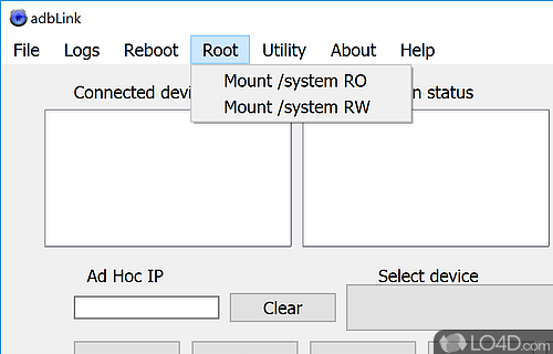 Entails a medium-difficulty configuration - Screenshot of adbLink