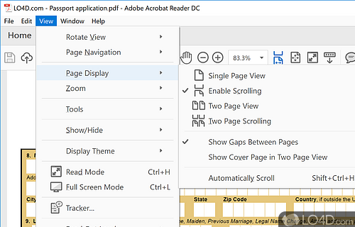 Well-balanced PDF reader with cloud support - Screenshot of Adobe Acrobat Reader DC