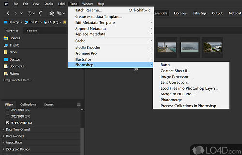 Adobe Creative Cloud - Screenshot of Adobe Bridge