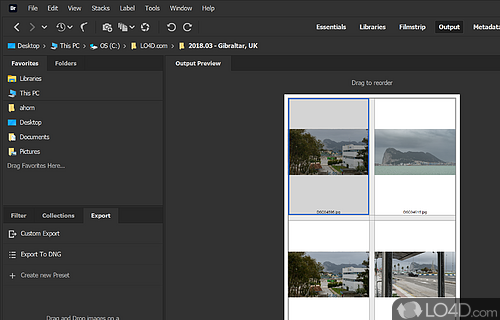 Digital asset management app - Screenshot of Adobe Bridge