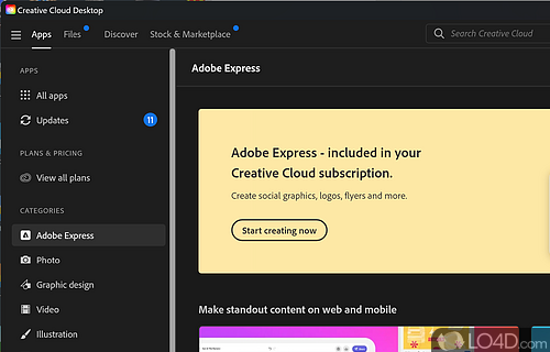 Adobe Creative Cloud Screenshot