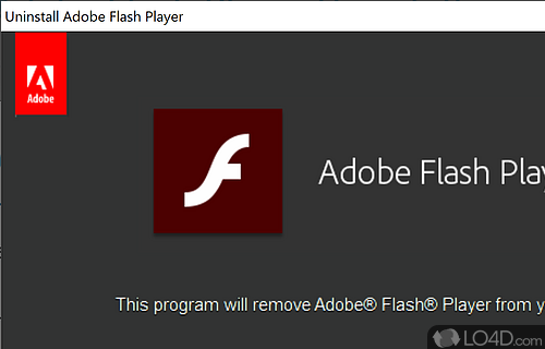 adobe flash player uninstaller windows 10