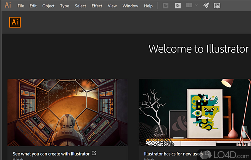 Screenshot of Adobe Illustrator CC - Resolution independent graphics and effects