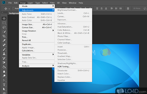 Available editions and differences between them - Screenshot of Adobe Photoshop CC