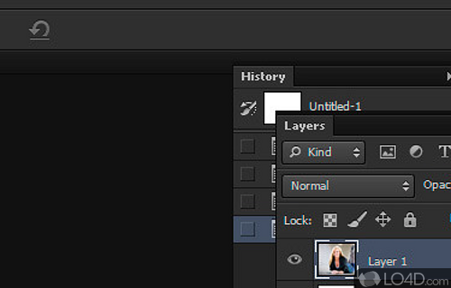 Screenshot of Adobe Photoshop Beta - User interface