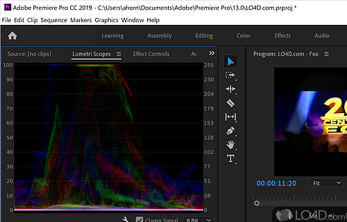 Adobe Stock Service - Screenshot of Adobe Premiere Pro