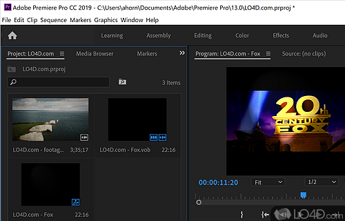 Sync Settings - Screenshot of Adobe Premiere Pro