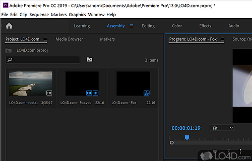 Industry-standard video production app that helps you capture - Screenshot of Adobe Premiere Pro