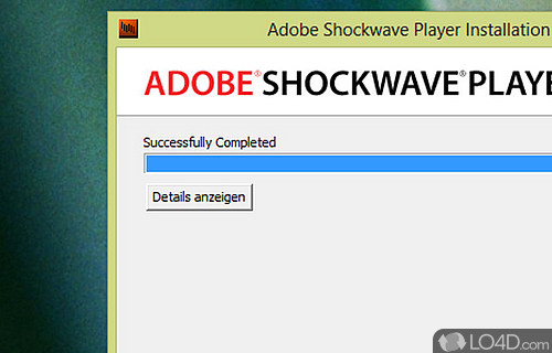 Adobe Shockwave Player Screenshot