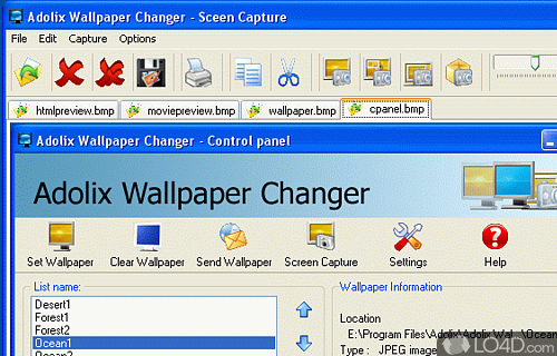Adolix Wallpaper Changer Screenshot