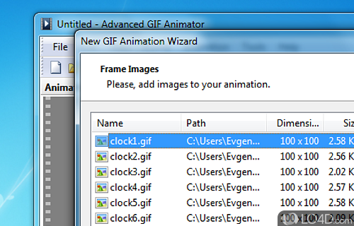 Adv GIF Animator Screenshot