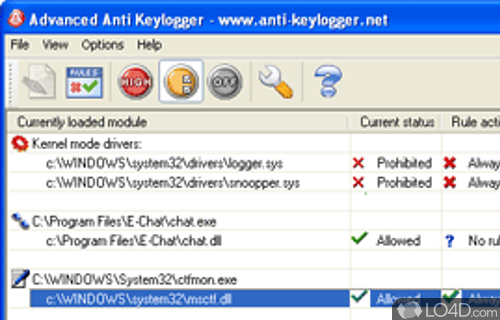 Advanced Anti Keylogger Screenshot