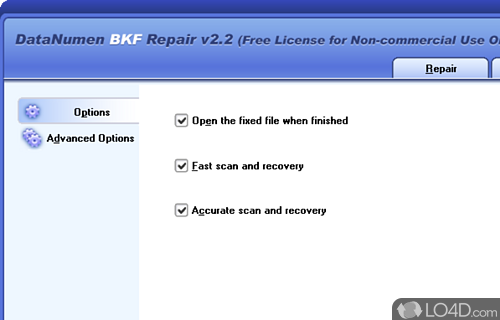 Advanced BKF Repair screenshot