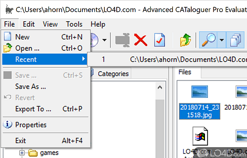 Advanced CATaloguer Pro screenshot