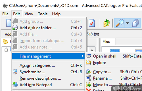 Advanced CATaloguer Pro screenshot