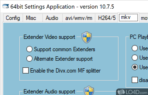 7-Zip - Screenshot of ADVANCED Codecs