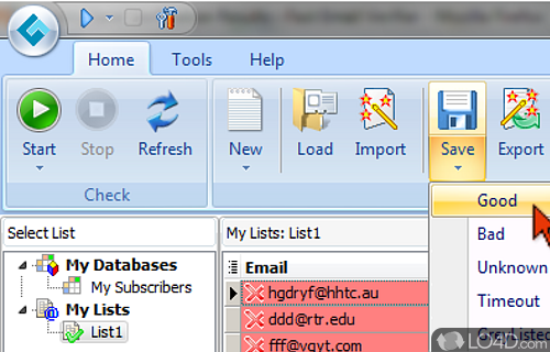 Advanced Email Verifier Screenshot