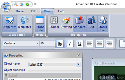 Advanced ID Creator Personal screenshot