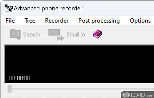 User interface - Screenshot of Advanced Phone Recorder