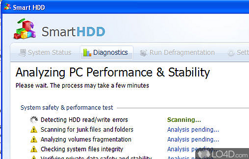 Screenshot of Advanced SmartCheck - Will provide detailed and information about the SMART attributes values of hard drives