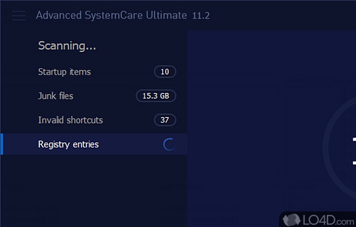 Computer optimization and cleanup - Screenshot of Advanced SystemCare Ultimate