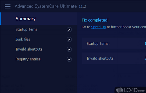 Clean, maintain - Screenshot of Advanced SystemCare Ultimate