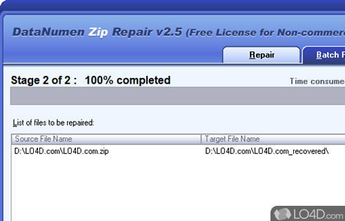 Advanced Zip Repair Screenshot