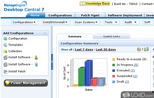 Screenshot of Desktop Central - Web-based remote Administration Software and Windows Desktop Management