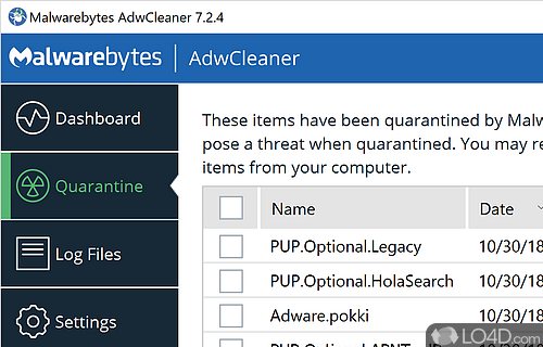 An overall efficient removal tool - Screenshot of AdwCleaner