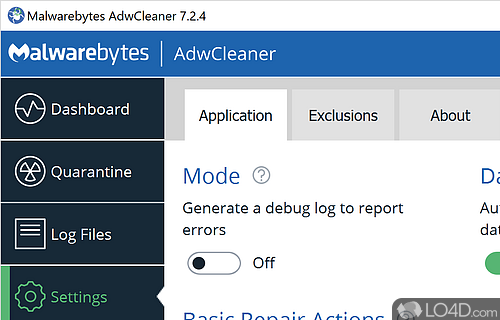 Quickly search and delete adware for free - Screenshot of AdwCleaner