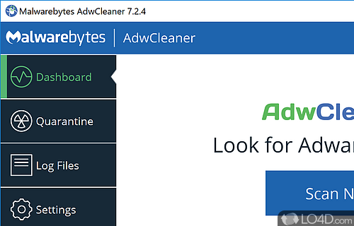 The advantages of being portable - Screenshot of AdwCleaner