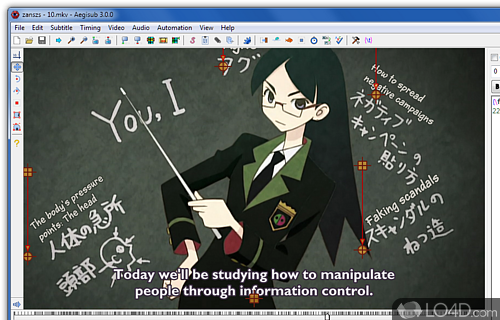 Aegisub Screenshot