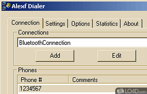 Screenshot of AFD - User interface