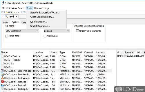 Fast and intuitive file searcher - Screenshot of Agent Ransack