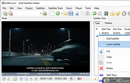 Accessibility for qualitative results and convenience - Screenshot of AHD Subtitles Maker