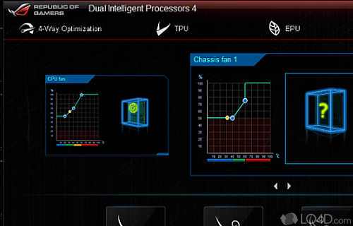 Screenshot of AI Suite III - Tweak ASUS computer with this suite of apps that were skillfully grouped so that use them easier