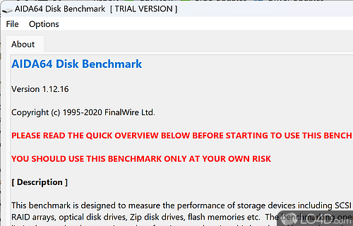 View details about computer and benchmark - Screenshot of AIDA64 Business Edition